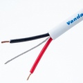 Van Damme 278-401-090 Инсталляционный микрофонный аудио кабель, DMX, AES/EBU 7×0.20мм White Line 1 пара LSZH Ecoflex негорючий, бездымный