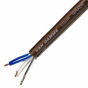 Van Damme 268-052-010 Квадропольный микрофонный кабель Tour Grade Classic XKE, коричневый