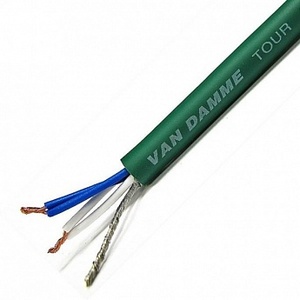 Van Damme 268-034-050 Квадропольный микрофонный кабель Tour Grade Classic XKE, зелёный
