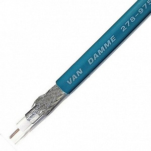 Van Damme 278-975-000 Цифровой коаксиальный видеокабель 1×0,81мм HD Vision RG59/U LSZH Ecoflex негорючий, бездымный
